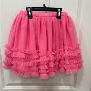 Gymboree soft tulle Pink Ruffled Skirt